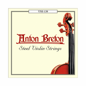 Anton Breton VNS-139 Standard Steel Violin Strings – 4/4, 1/2, & 1/4 Sizes